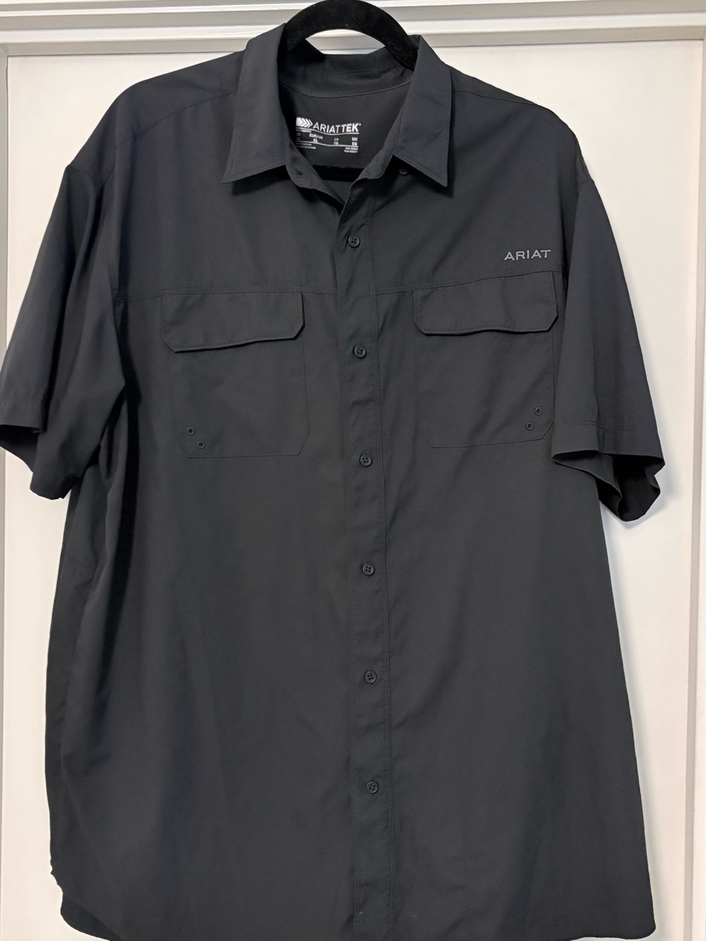 Ariat Men’s Short Sleeve Button-Down Shirt - Black